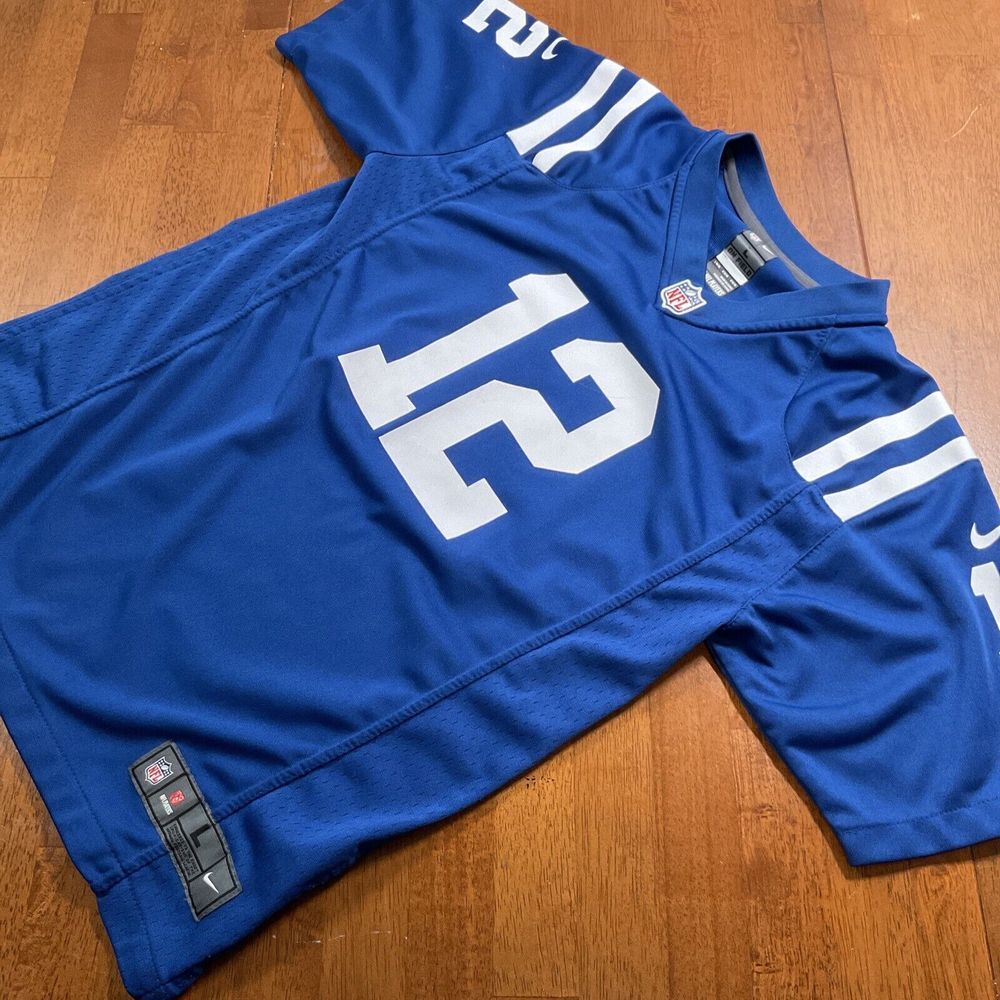 Indianapolis Colts Andrew Luck NFL Nike On-Field Blue football Jersey Youth L